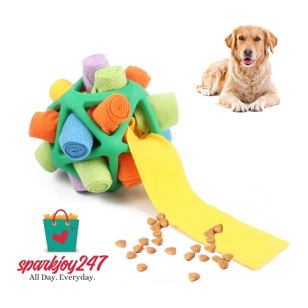 1pc Upgraded Pet Snuffle Ball, Interactive Toy For Dogs, Snack Dispensing  Ball For Pets, Velvet Snuffle Ball, Blind Box Snack Hiding Toy, Puzzle Toy  For Dogs And Small Pets To Develop Their